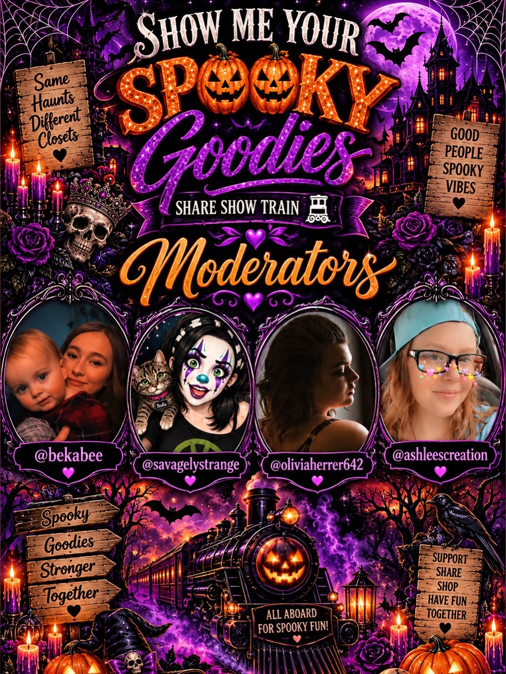 🎃🚂 SHOW ME YOUR SPOOKY GOODIES - 3 DAY SHARE SHOW TRAIN! 👻💜 - Picture 5 of 5